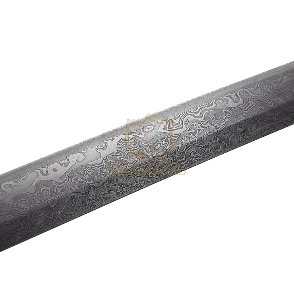 Kpcn255 Fidestisan Handmade Katana Samurai Japanese Damascus Steel Real Sword Full Tang Sharp Wave