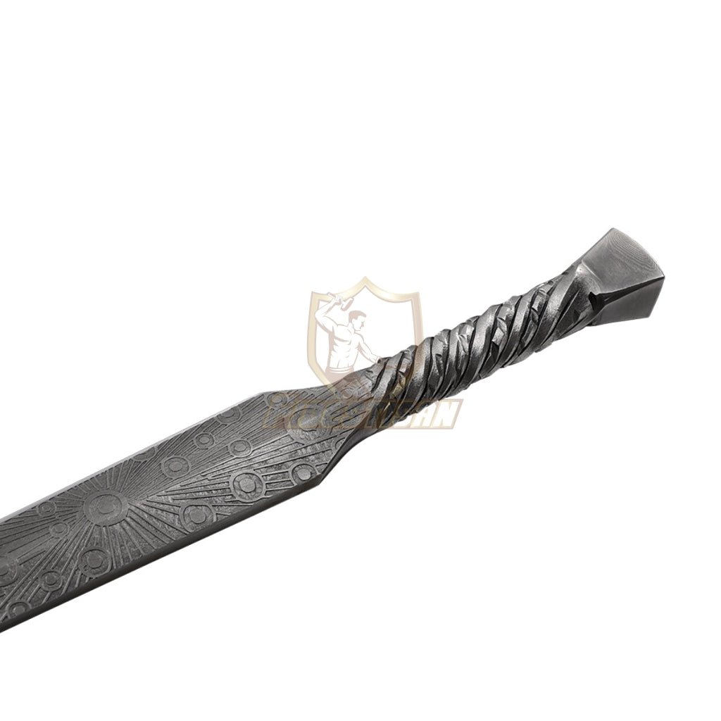 Modern Western Vikings Sword Integral Forging Damascus Steel Double-Edged Blade European 26Inch Full