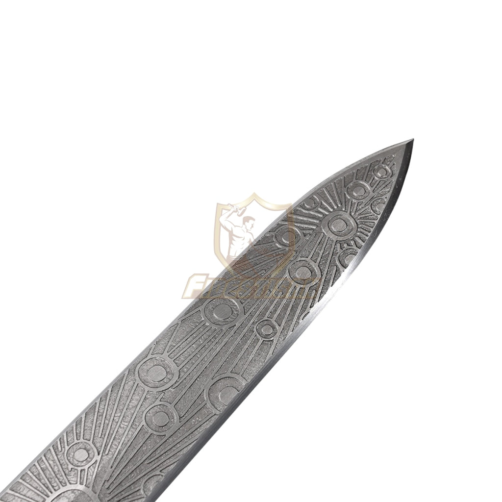 Modern Western Vikings Sword Integral Forging Damascus Steel Double-Edged Blade European 26Inch Full