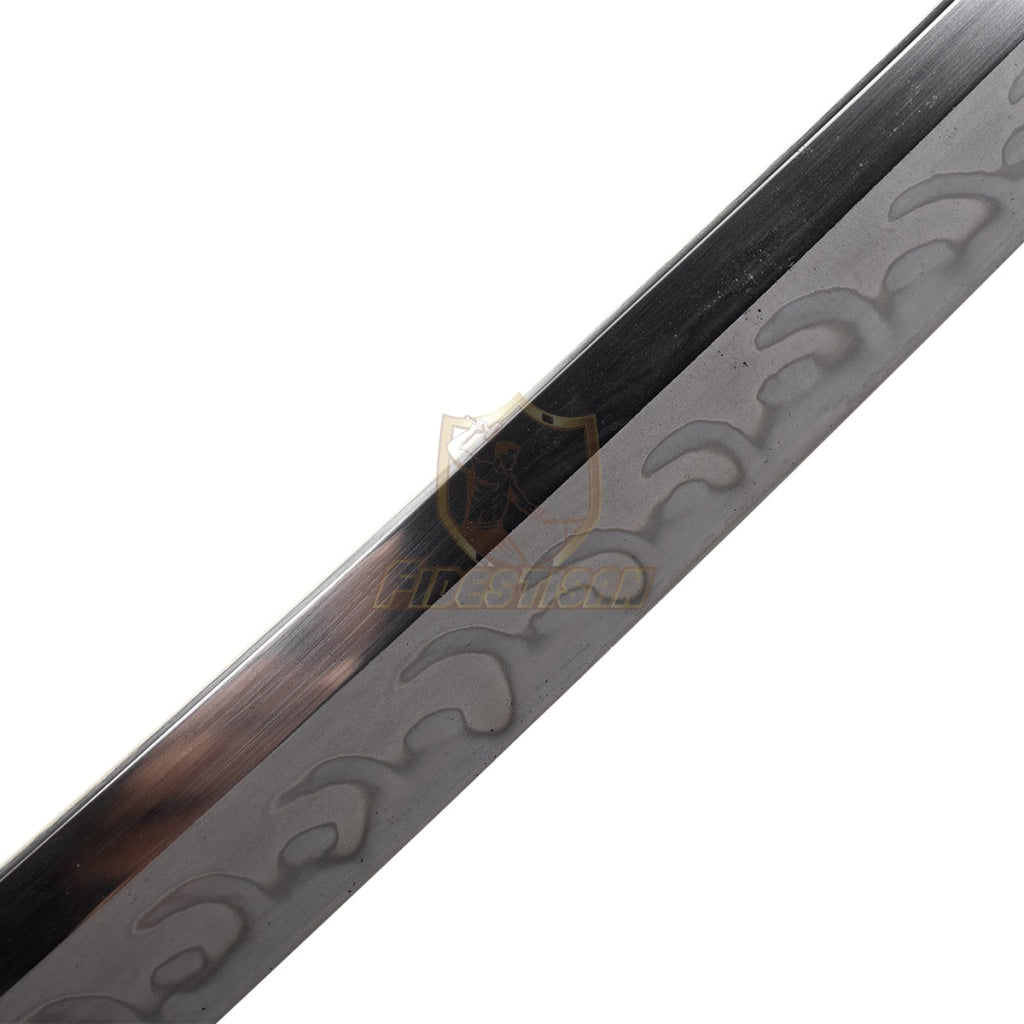 Real 28Inch Wakizashi T10 Blade Clay Tempered Tsuchioki Japanese Samurai Katana Sword Full Tang